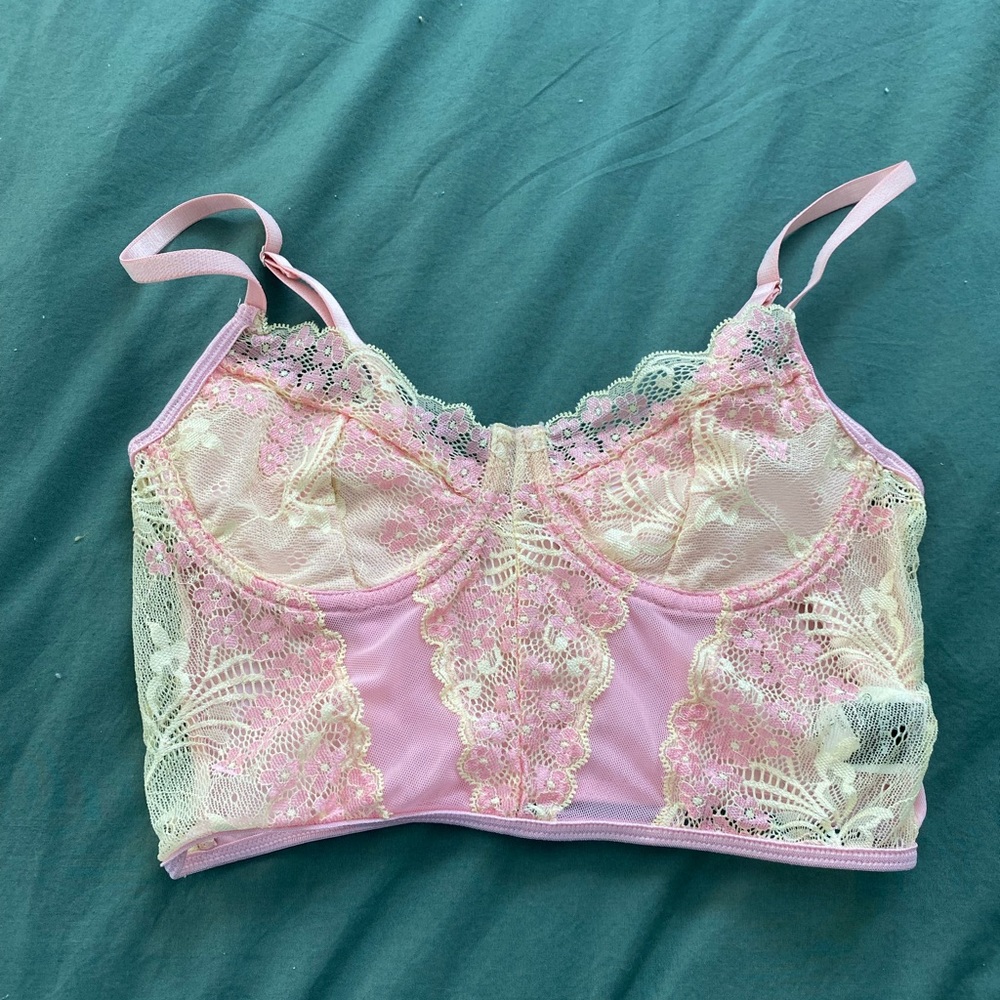 Lace pink cami